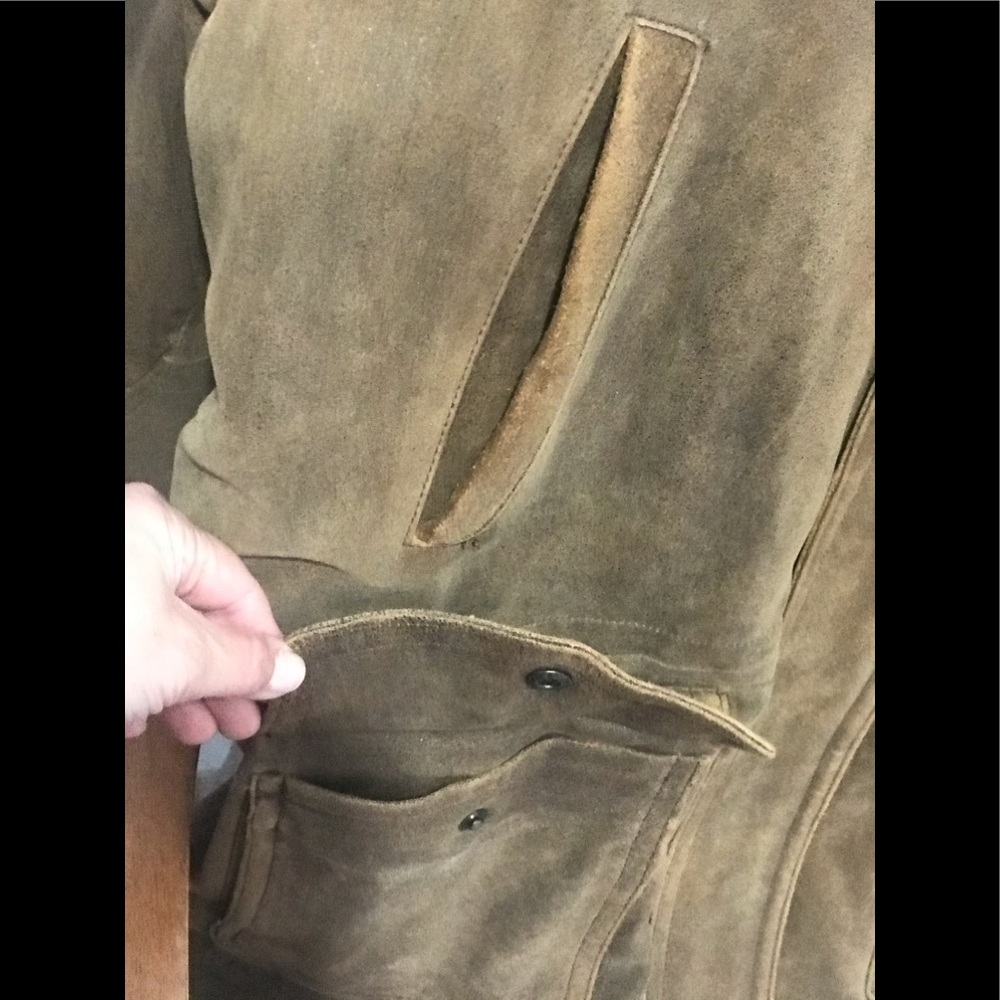 🎉HP🎉Men’s Wilson’s Leather Pelle Studio suede coat - Picture 10 of 16